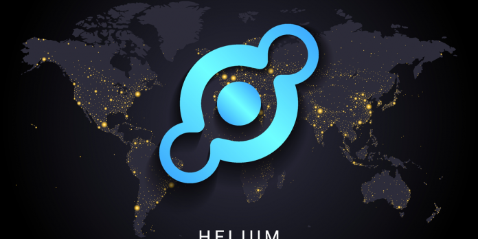 This is the Helium coin logo.