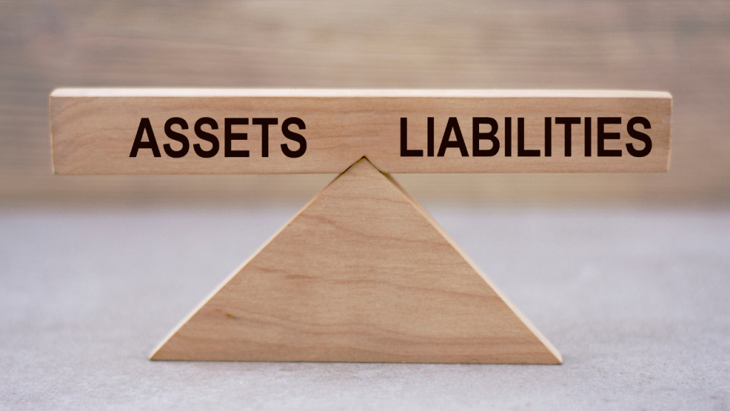 Comparing assets vs. liabilities